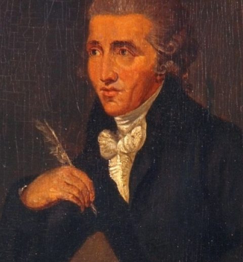 Joseph Haydn sjabloon3 een versie van het portret door Ludwig Guttenbrunn1770