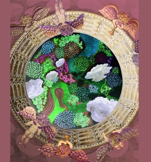 Illustratie hemelse muziek sjabloon3 catherine nieuwesteeg