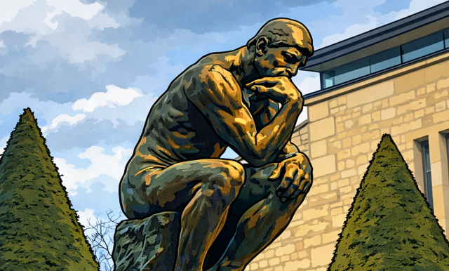 Thinker Illustration