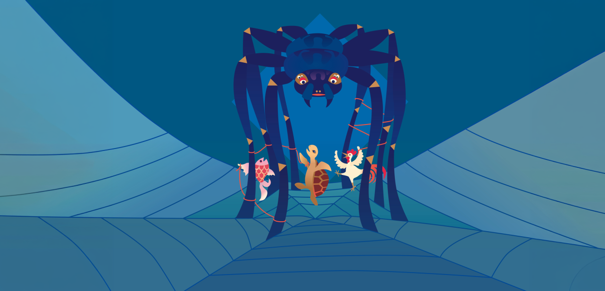 Tarantula en de dans der dieren