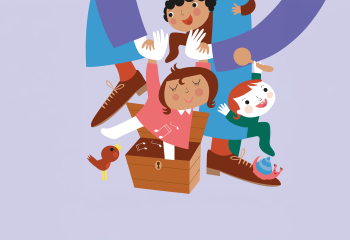 Kist vol lente kriebels c Caroline Ellerbeck illustratie