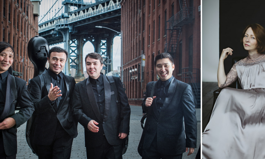 Collage Kazach Quartet Ludmila Berlinskaya