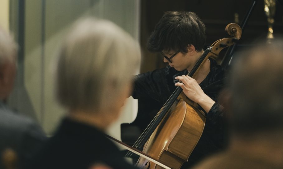 Moving Talent: Cellist Filip Krzeszowiec plays Martynov's ode to Schubert's String Quintet